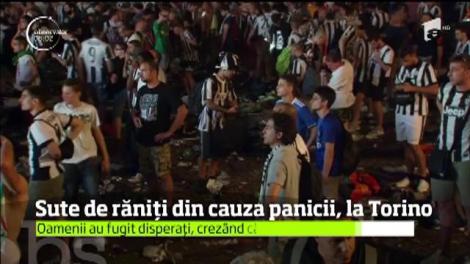 Explozia unei banale petarde a aruncat în haos o mulţime de suporteri ai echipei Juventus Torino
