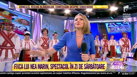 Căluşarii de la Școala de Dans Românesc "Larisa și Marin Barbu" au spart platoul "Acces Direct"