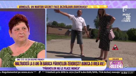O bunică se teme să-şi lase nepoatele pe mâna părinţilor. Mara Bănică, în Buftea, în faţa curţii celor doi părinţi: "Par o familie fericită"