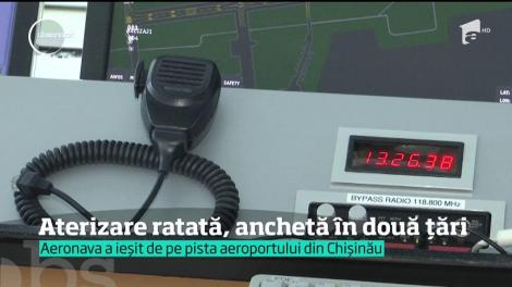 E anchetă în două ţări după ce avionul Tarom cu 39 de oameni la bord a ratat pista la aterizare pe aeroportul din Chişinău