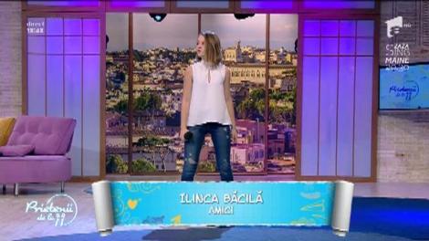 Ne-a făcut mândri că suntem români, la Eurovision, și acum a venit în platoul de la "Prietenii de la 11".  Ilinca Băcilă, interpretare sensibilă