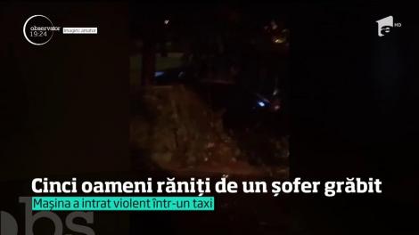 Un şofer grăbit a provocat un dezastru într-o intersecţie din Capital