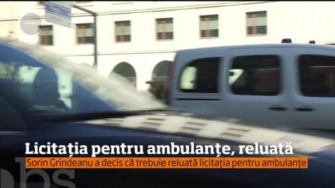 După scandalul ambulanţelor, o nouă licitaţie va fi organizată