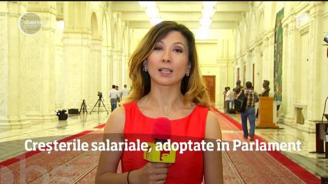 Veste bună pentru bugetari! Vor avea salarii mai mari. Legea a fost adoptată în Parlament