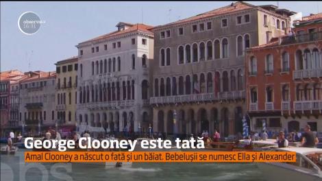 George Clooney este tată! Soția sa a născut o fată și un băiat