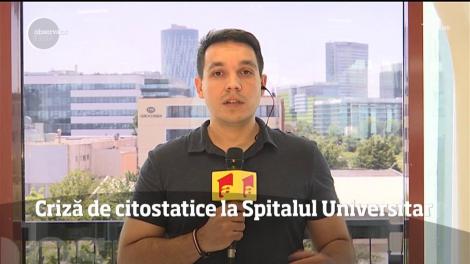 Criză de citostatice în Spitalul Universitar