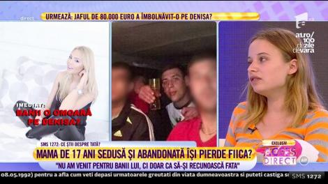 Alexandra, mama de 17 ani, își dorește ca fostul iubit să-și recunoască fetița