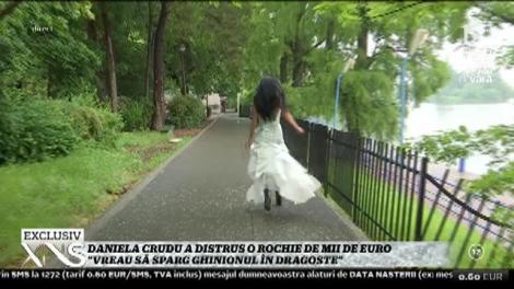 Daniela Crudu a îmbrăcat rochia de mireasă!  "Vreau să sparg ghinionul în dragoste!"
