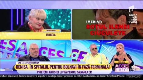 Denisa Răducu, în spitalul pentru bolnavi în fază terminală! Israela: "Minodora, de ce nu spui ce ai văzut?"