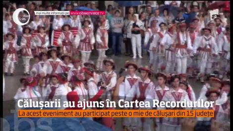 „Staţi aşa! Şi încă o dată!/ Hălai Șa!/ Tot aşa! Hălai Șa!” Călușarii au ajuns în Cartea Recordurilor! O mie de dansatori de toate vârstele, spectacol la Slatina