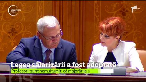 În plin scandal, legea salarizării unitare a fost votată de Camera Deputaţilor