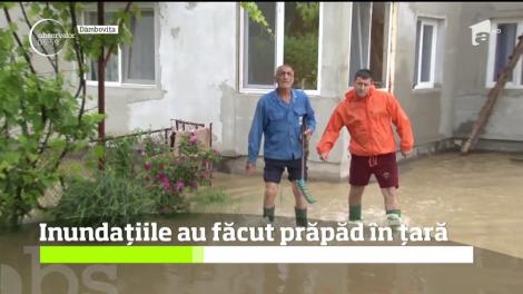 Ploile şi inundaţiile au făcut ravagii în mai multe zone din ţară