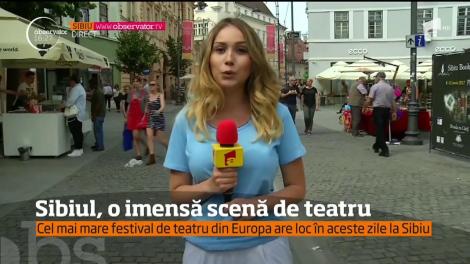 Cel mai mare festival de teatru din Europa are loc în Sibiu