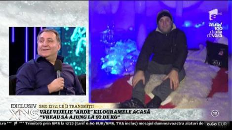 Vali Vijelie își dorește să slăbească: "Vreau să ajung la 92 de kilograme"