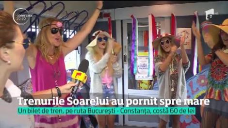 Trenurile Soarelui au pornit spre mare! Toate drumurile duc spre litoral!