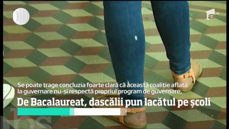 Profesorii din întreaga țară anunță că vor intra în grevă generală, în plin examen de Bacalaureat