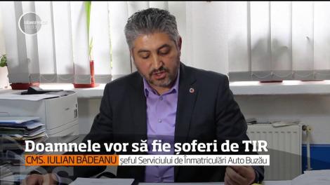 În județul Buzău, tot mai multe femei vor să devină șoferi de TIR