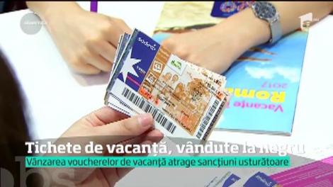 Voucherere de vacanţă, vândute la negru