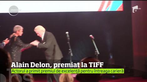 Actorul Alain Delon a primit premiul pentru întreaga carieră la Gala TIFF