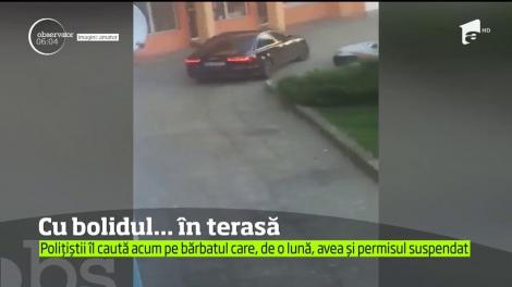 Mai mulţi copii şi părinţi, la un pas să fie răniţi de un bolid care a distrus intenţionat terasa unei săli de jocuri din Satu Mare