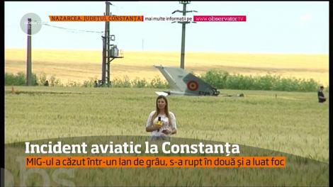 Incident aviatic la Constanţa. Un avion s-a prăbușit în apropiere de aeroportul Mihail Kogălniceanu