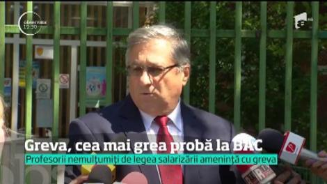 BAC 2017: Elevii mai au în faţă o probă. Trebuie să treacă de greva profesorilor pentru a fi siguri că dau examenul