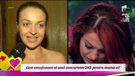 Mariana, concurentă 2k1, gest emoționant pentru mama ei! Şi Mirelei Vaida i-au dat lacrimile!