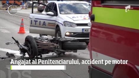 Un motociclist a fost grav rănit într-un accident rutier pe un drum din Botoşani