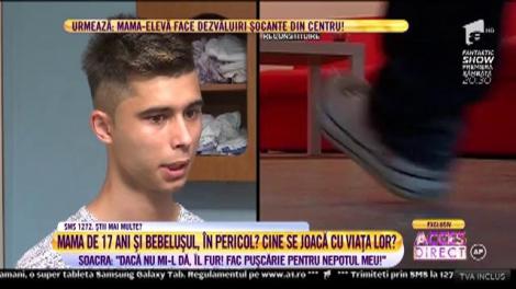 Bunica Lucica imploră salvarea nepotului pe care mama lui, o copiliță de doar 17 ani l-a dus la centru