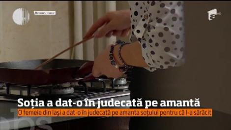 Proces ieșit din comun, la Iaşi! Un bărbat, dat în judecată de soție. Motivul? Amanta îi "mânca" toți banii