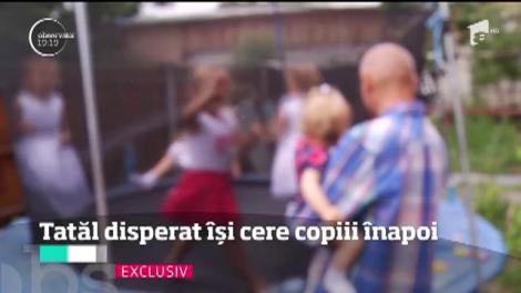 Tatăl care şi-a pierdut copiii, în favoarea unui cuplu de homosexuali, intră din nou în greva foamei