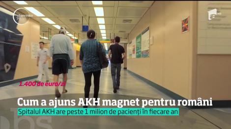 Spitalul AKH din Viena internează zilnic câte zece români