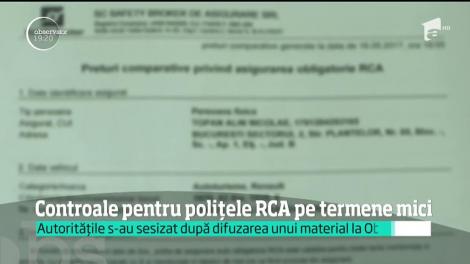 Controale în regim de urgenţă la patru societăţi de asigurare
