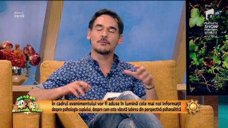 "Secretul unui cuplu împlinit - Conferință despre iubire", eveniment adresat oricărui adult care își dorește o relație sănătoasă