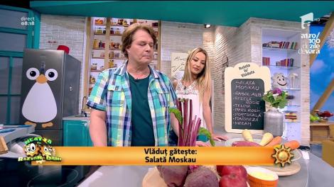 Vlăduț, iar ne ispitești? Salata "Moskau" cu rasol alb şi sfeclă roşie