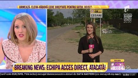 Echipa "Acces Direct", agresată în direct: "M-a lovit cu picioarele în abdomen"