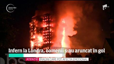 UPDATE: Bilanţul incendiului a crescut la 12 morţi / Incendiu puternic într-un bloc turn din Londra. Cel puțin ȘASE PERSOANE AU MURIT și alte câteva zeci sunt internate în spital!