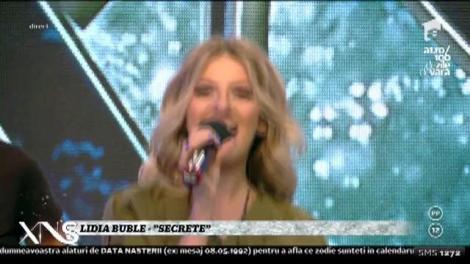 Lidia Buble și-a adus toate ”Secretele”, în platoul de la Xtra Night Show. Artista, într-o ținută specială, a cântat ultimul său single, adorat de fani