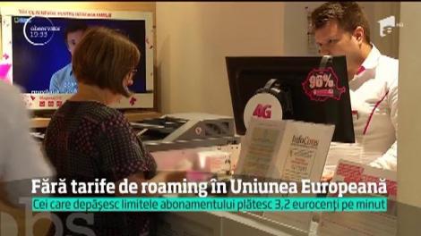 Tarifele de roaming din interiorul Uniunii Europene au fost eliminate