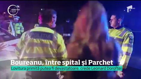 Pumnul primit de Cristian Boureanu săptămâna trecută l-a trimis din nou în spital