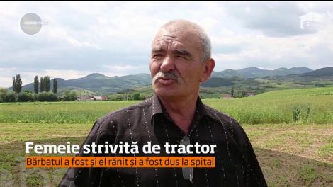 Accident cumplit într-o comună din judeţul Alba. O femeie de 58 de ani a murit strivită de tractorul condus de soţul ei