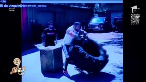 Cătălin Oprișan și-a găsit antrenor personal de fitness! Nici Bruce Lee nu ține pasul cu el!