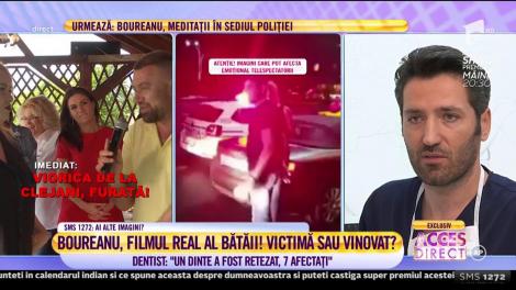 Doctorul lui Cristian Boureanu: "Un dinte a fost retezat, şapte afectaţi"