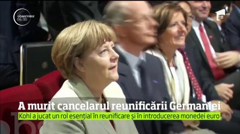 Fostul cancelar german Helmut Kohl a murit. Artizanul reunificării Germaniei avea 87 de ani