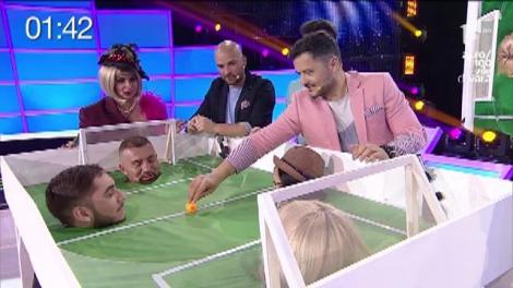 Mini-fotbal, în platoul "FANtastic Show": Margherita de la Clejani, mai tare ca fotbalistul Cristiano Ronaldo