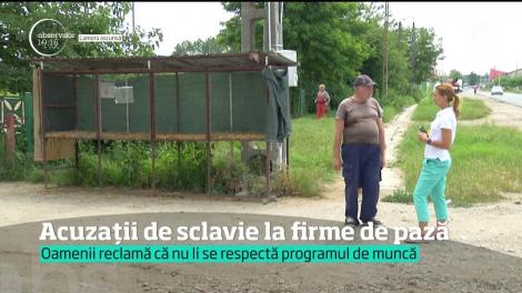 Acuzaţii de sclavie la firme de pază