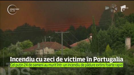 Incendiu cu zeci de victime în Portugalia