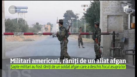 Un atac armat într-o bază militară din Afganistan a dus la rănirea a şapte militari americani