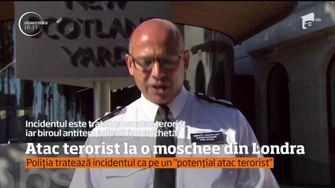 Atac terorist la o moschee din Londra! Un om a murit, iar alții au fost răniți de o mașină care a intrat pe trotuar