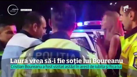 Cristian Boureanu a fost vizitat în arest de iubita și fiica lui